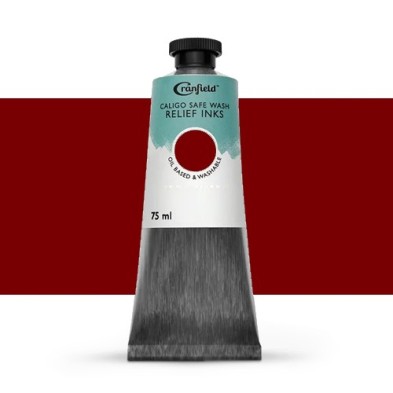 Material Bellas Artes – Xilografia - Tinta Xilografia Rojo rubí, 75 ml., Caligo | totenart.com