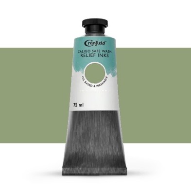 Material Bellas Artes – Xilografia - Tinta Xilografia Verde salvia, 75 ml., Caligo | totenart.com