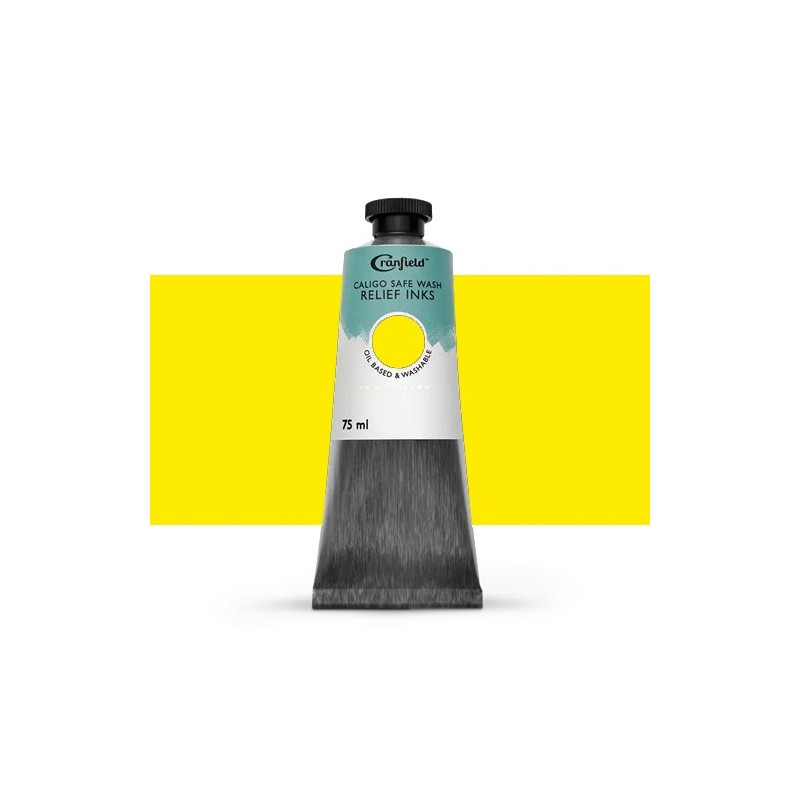 Material Bellas Artes – Xilografia - Tinta Xilografia Amarillo proceso, 75 ml., Caligo | totenart.com