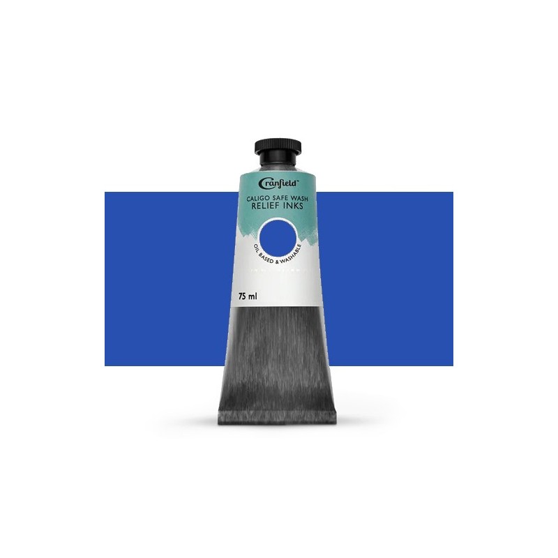 Material Bellas Artes – Xilografia - Tinta Xilografia Azul ftalo, 75 ml., Caligo | totenart.com