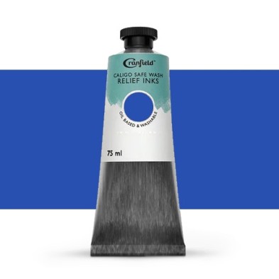 Material Bellas Artes – Xilografia - Tinta Xilografia Azul ftalo, 75 ml., Caligo | totenart.com
