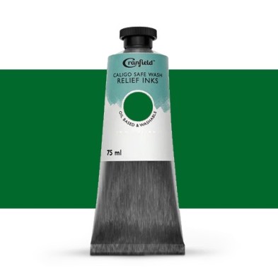 Material Bellas Artes – Xilografia - Tinta Xilografia Verde ftalo, 75 ml., Caligo | totenart.com