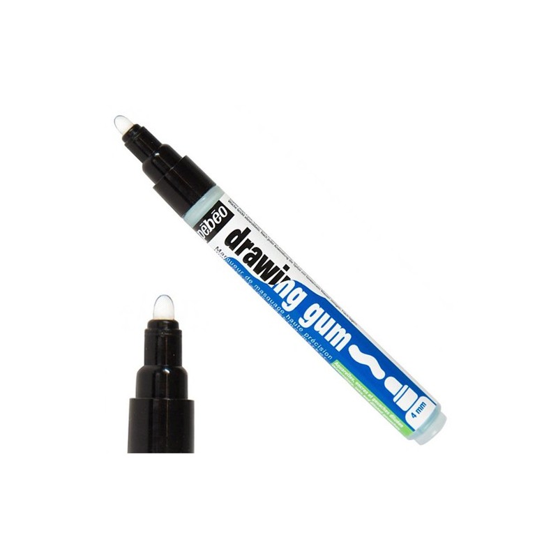 Material Bellas Artes - Pintura - Mascara liquida (goma reserva) en lápiz aplicador 4 mm ** | totenart.com