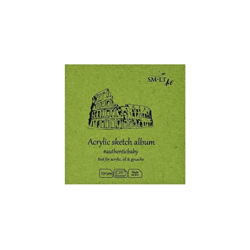 Material Bellas Artes – pintura-y-dibujo - Bloc pintura con espiral, 20 hojas, 290 g, 9x9 cm, SM-LT | totenart.com