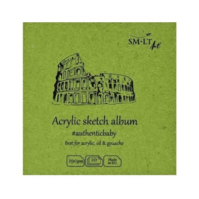 Material Bellas Artes – pintura-y-dibujo - Bloc pintura con espiral, 20 hojas, 290 g, 9x9 cm, SM-LT | totenart.com