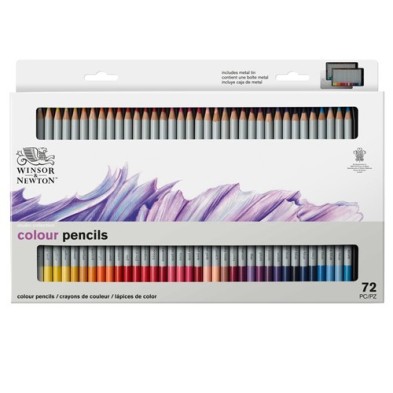 Material Bellas Artes – pintura-y-dibujo - Estuche metálico 72 lápices de colores Studio Collection Winsor&Newton | totenart.com