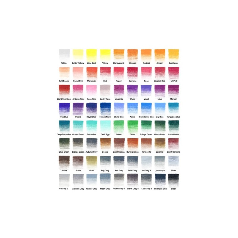 Material Bellas Artes – pintura-y-dibujo - Estuche metálico 72 lápices de colores Studio Collection Winsor&Newton | totenart.com