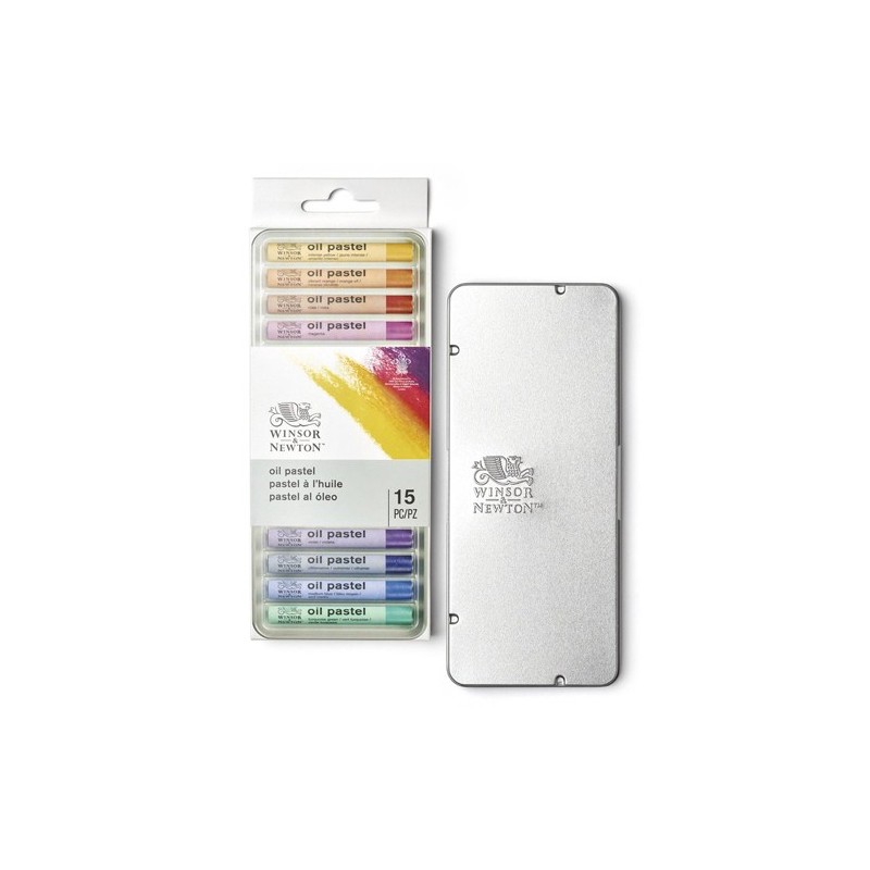Material Bellas Artes – pintura-y-dibujo - Caja pastel al óleo 15 colores Winsor&Newton ** | totenart.com