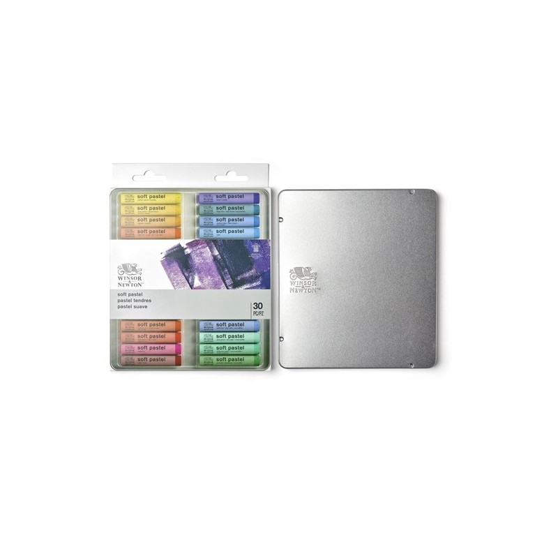 Material Bellas Artes – pintura-y-dibujo - Caja pastel suave 30 colores Winsor&Newton ** | totenart.com