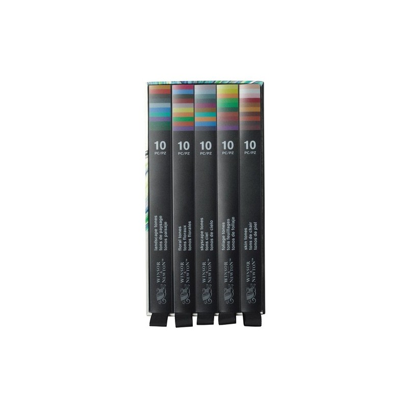 Material Bellas Artes – pintura-y-dibujo - Estuche 50 lápices acuarelables Studio Collection Winsor&Newton | totenart.com