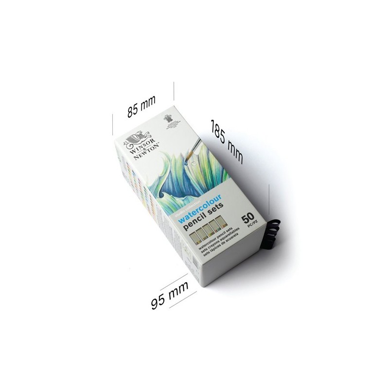 Material Bellas Artes – pintura-y-dibujo - Estuche 50 lápices acuarelables Studio Collection Winsor&Newton | totenart.com
