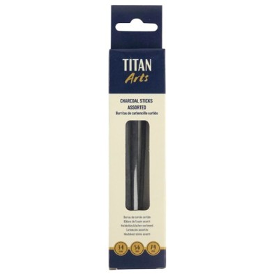 Material Bellas Artes – pintura-y-dibujo - Carboncillos surtidos Titan * | totenart.com