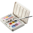 Material Bellas Artes - Pintura - Set acuarela 12 godets, estuche de plástico, White Nights | totenart.com