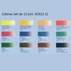 Material Bellas Artes - Pintura - Set acuarela 12 godets, estuche de plástico, White Nights | totenart.com