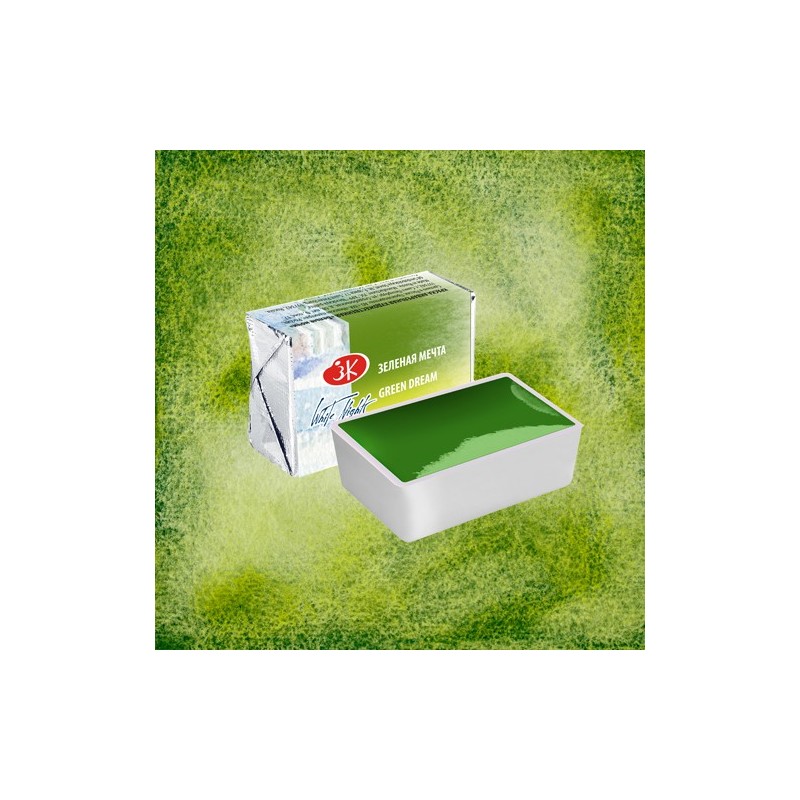 Material Bellas Artes - Pintura - Acuarelas White Nights en godet granulado Sueño Verde (Green Dream) 777 | totenart.com