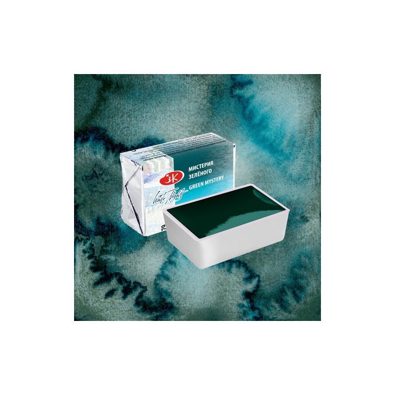 Material Bellas Artes - Pintura - Acuarelas White Nights en godet granulado Verde Misterio (Mystery of Green) 779 | totenart.com