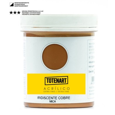 Material Bellas Artes – Pintura - Pintura acrílica Irisado Cobre 250 ml. totenart | totenart.com