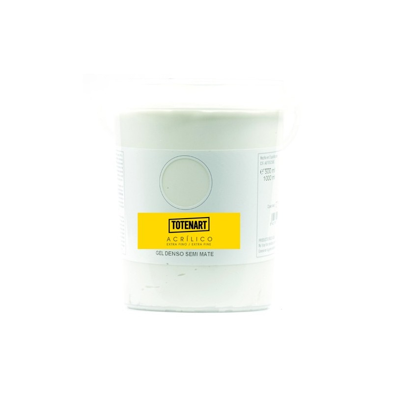 Material Bellas Artes – Pintura - Medium Gel Denso Semi Mate 250 ml. totenart | totenart.com