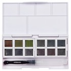 Material Bellas Artes - Pintura - Estuche Graphitint Paint 12 medios godets, grafito con pigmentos acuarelables, Derwent | toten