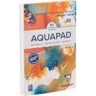 Material Bellas Artes – pintura-y-dibujo - Bloc Acuarela encolado Aquapad A4 50h Grano fino 300g Clairefontaine | totenart.com