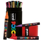 Material Bellas Artes - Pintura - Estuche tubo de metal con 13 rotuladores Posca | totenart.com
