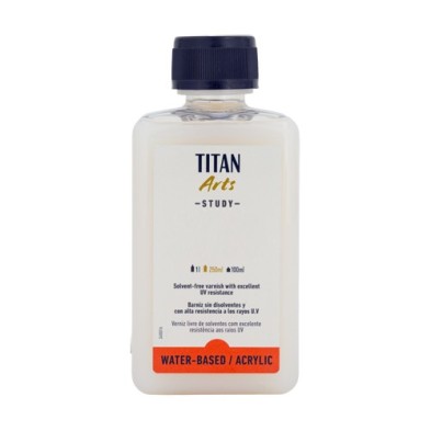 Material Bellas Artes – pintura- Barniz cuadros mate para acrílico Titan Arts (250 ml) | totenart.com