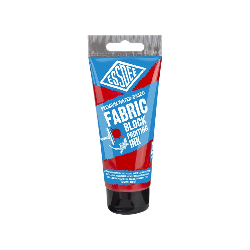 Material Bellas Artes – Grabado - Tinta Xilografia textil Essdee Rojo 100 ml | totenart.com