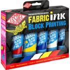 Material Bellas Artes – Grabado - Kit Tinta Xilografia textil Essdee 5 colores primarios 100 ml | totenart.com