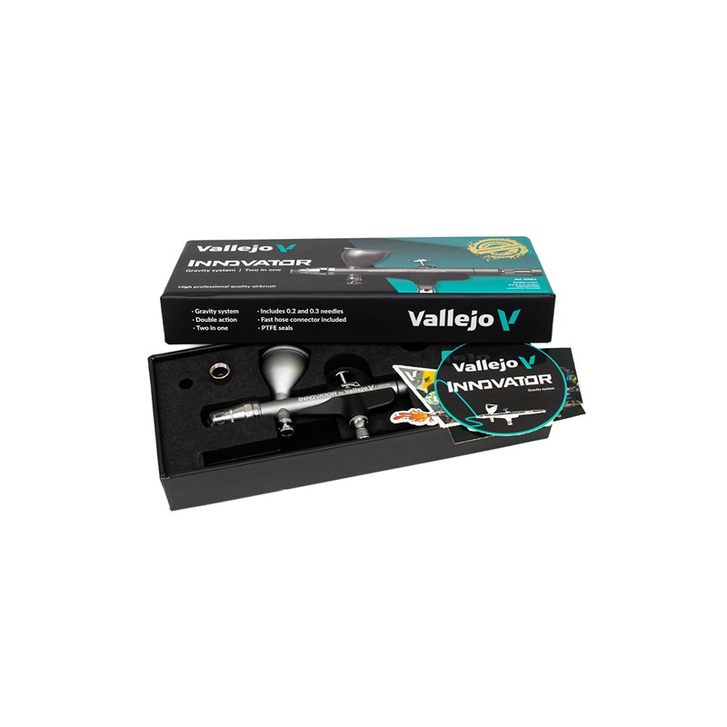 Material Bellas Artes - Pintura - Aerografo Profesional Innovator Dos en Uno Vallejo | totenart.com