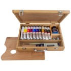 Material Bellas Artes - Pintura - Caja de madera con 10 colores óleo Titan Goya (60 ml) | totenart.com