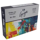 Material Bellas Artes - Pintura - Caja de madera con 10 colores óleo Titan Goya (60 ml) | totenart.com