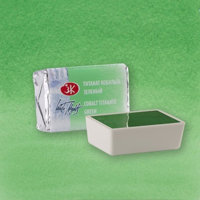 Material Bellas Artes - Pintura - Acuarelas White Nights en godet Verde Cobalto de Titanato 765 | totenart.com