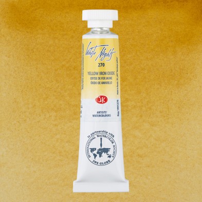 Material Bellas Artes - Pintura - Acuarelas White Nights en tubo 10 ml. Óxido de Hierro Amarillo 270 | totenart.com