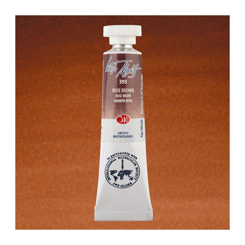 Material Bellas Artes - Pintura - Acuarelas White Nights en tubo 10 ml. Marrón Rosado 393 | totenart.com