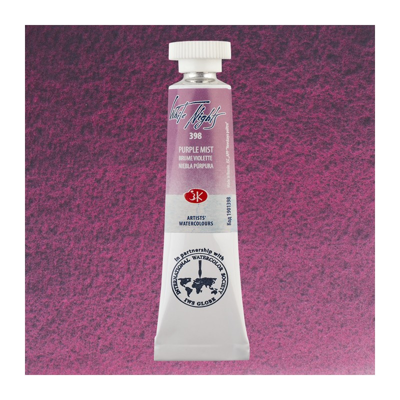 Material Bellas Artes - Pintura - Acuarelas White Nights en tubo 10 ml. granulado Purple Mist 398 | totenart.com