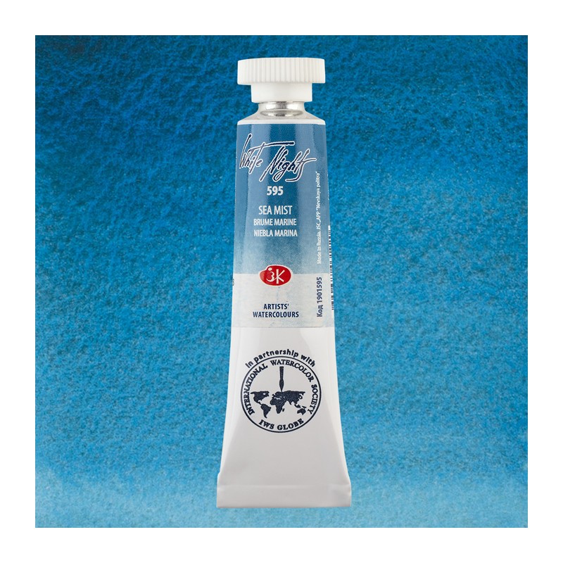 Material Bellas Artes - Pintura - Acuarelas White Nights en tubo 10 ml. granulado Sea Mist 595 | totenart.com
