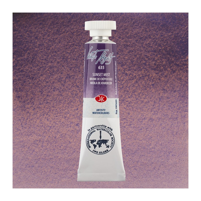 Material Bellas Artes - Pintura - Acuarelas White Nights en tubo 10 ml. granulado Sunset Mist 635 | totenart.com