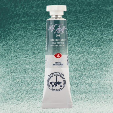 Material Bellas Artes - Pintura - Acuarelas White Nights en tubo 10 ml. Verde Cobalto Oscuro 705 | totenart.com