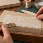 Uso de tarlatana en encuadernación para hacer los lomos de los libros -  totenart