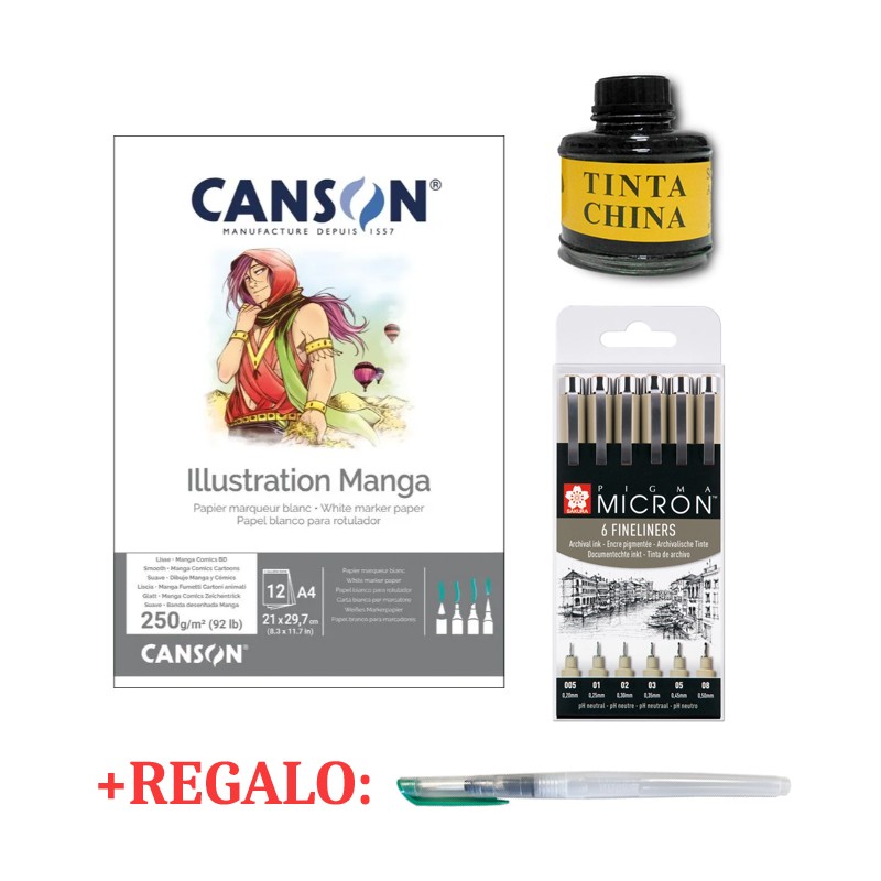 Material Bellas Artes - Pintura - Kit Inktober Totenart | totenart.com