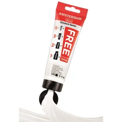 Material Bellas Artes - Pintura - +REGALO: Acrílico Amsterdam n. 105 color blanco titanio (250 ml) (NO DISPONIBLE PARA VENTA) | 