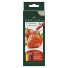 Set creativo 3 lápices Polychromos Faber-Castell Fresa: caja del set, con dibujo de una fresa