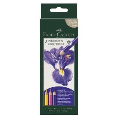 Set 3 lápices Polychromos Faber-Castell Iris | Totenart
