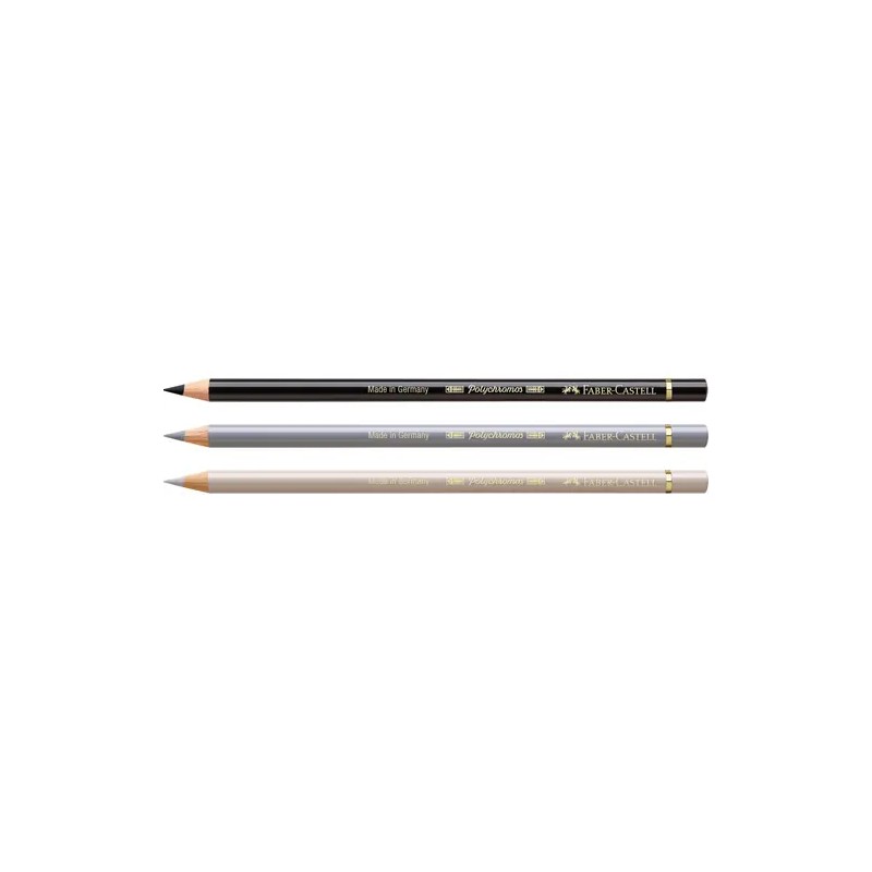 Set creativo 3 lápices Polychromos Faber-Castell Reloj: lápices Polychromos n.º 199, 232 y 271