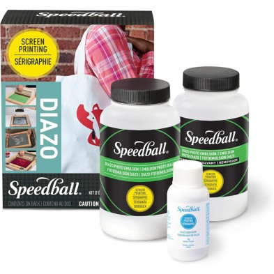 Material Serigrafia-Set Emulsion serigrafia Speedball con Recuperador