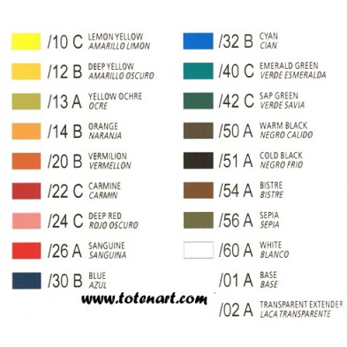 Tinta calcog. Artools Negro calido 60 ml.