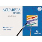 Material Bellas Artes – pintura-y-dibujo - Basik Acuarela, (minipack) 6 h., 370 gr., 42x29,7cm (A3) | totenart.com