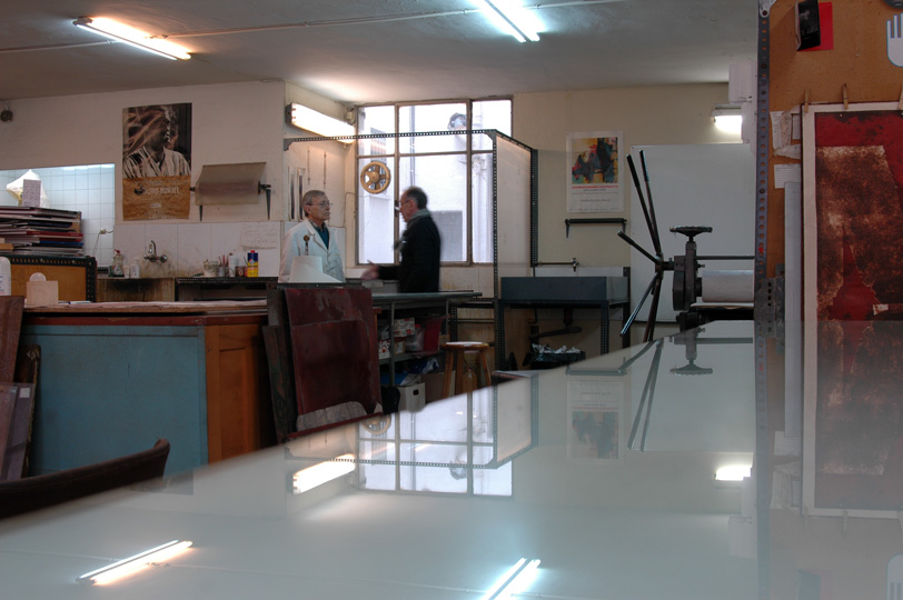 Taller de grabado de Mario Marini