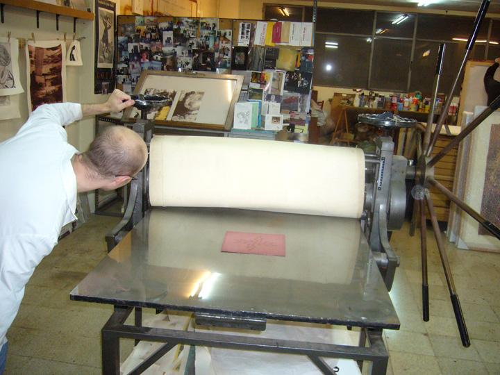 Taller de grabado de Mario Marini