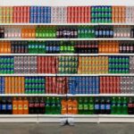 artista liu bolin camuflado en estanteria - Directorio de Noticias de totenart